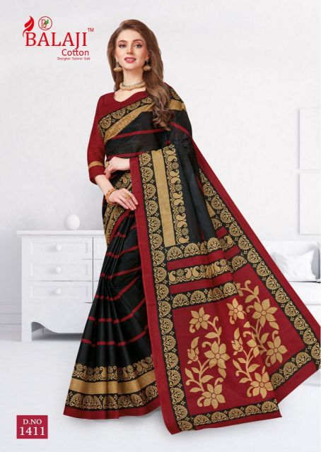 Leelavathi Vol 4 By Balaji Pure Cotton Printed Sarees Catalogue