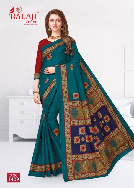 Leelavathi Vol 4 By Balaji Pure Cotton Printed Sarees Catalogue