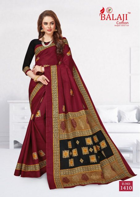 Leelavathi Vol 4 By Balaji Pure Cotton Printed Sarees Catalogue