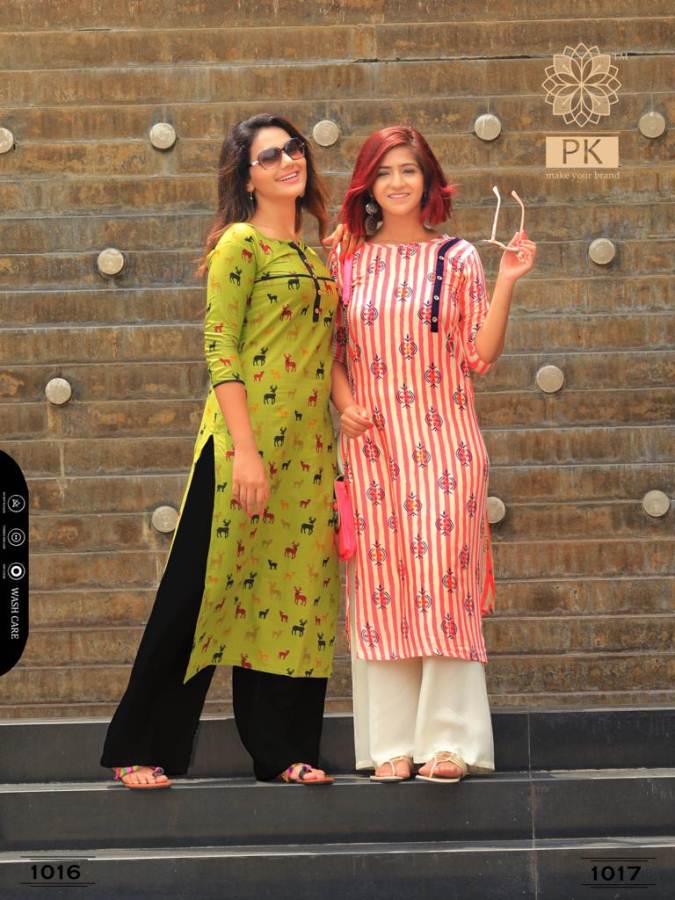 Lifestyle By Aradhna Rayon Printed Kurtis Catalogue
