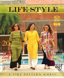 Lifestyle By Aradhna Rayon Printed Kurtis Catalogue