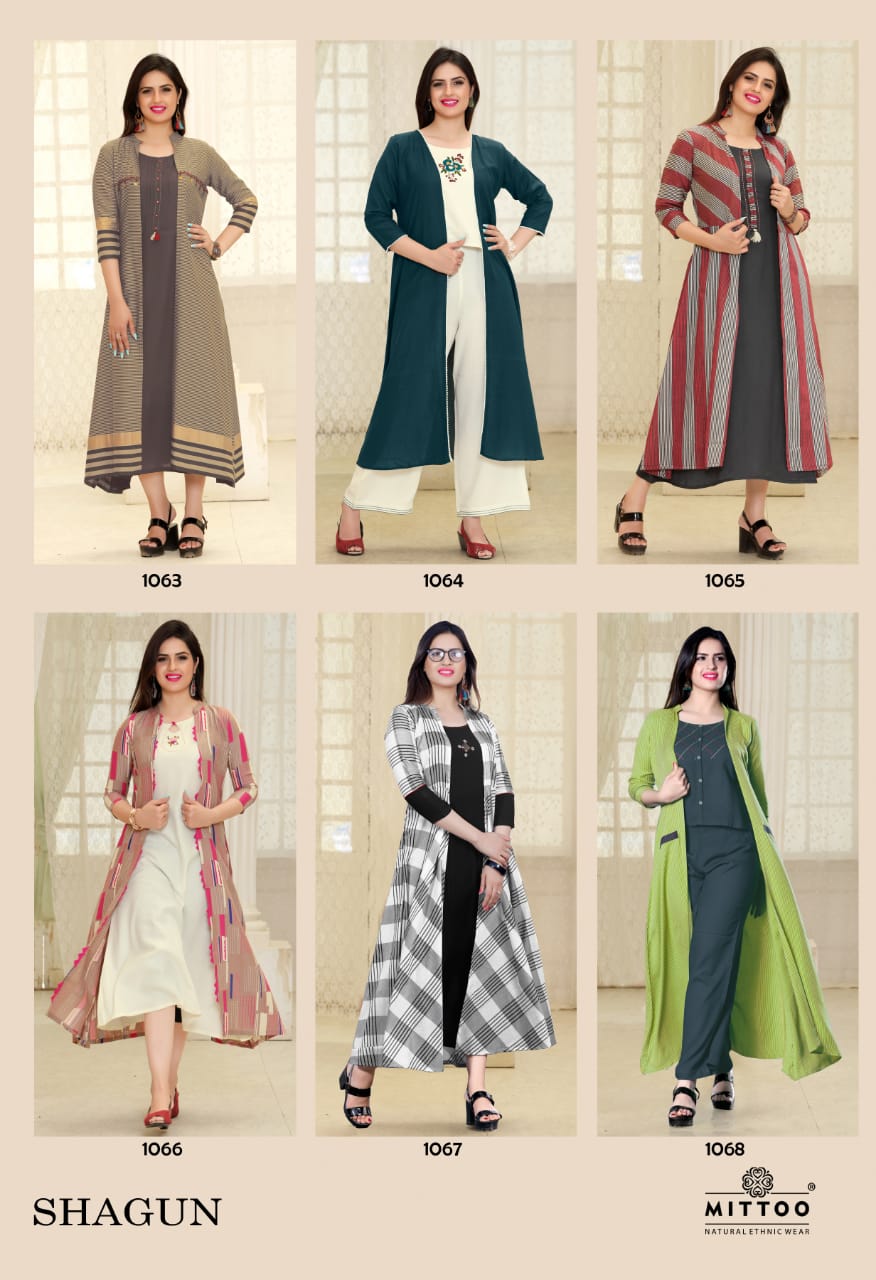 Mittoo  Present  Shagun Navratri Collection Kurtis Collection