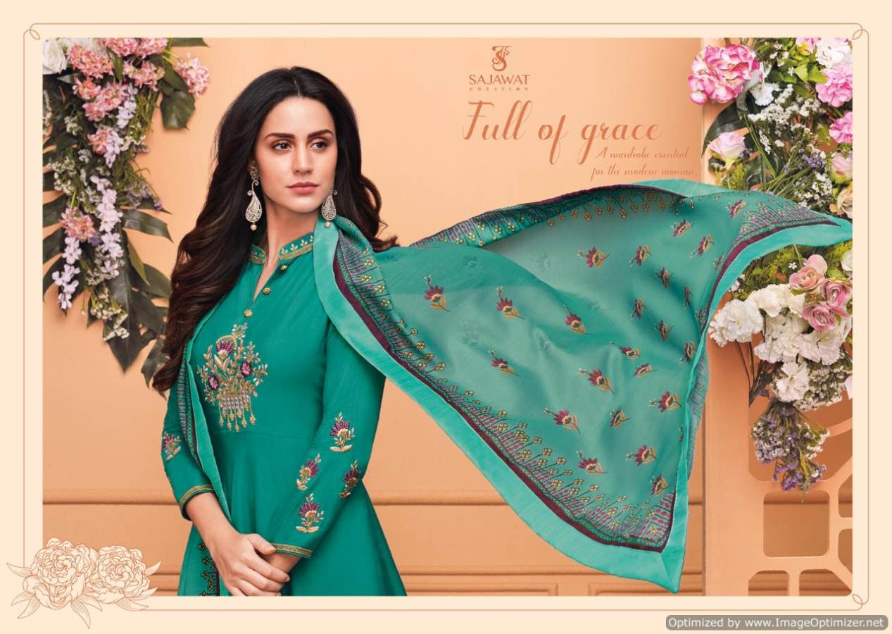 Sarthi Vol 7 By Sajawat Maslin Ready Made Salwar Kameez Catalogue