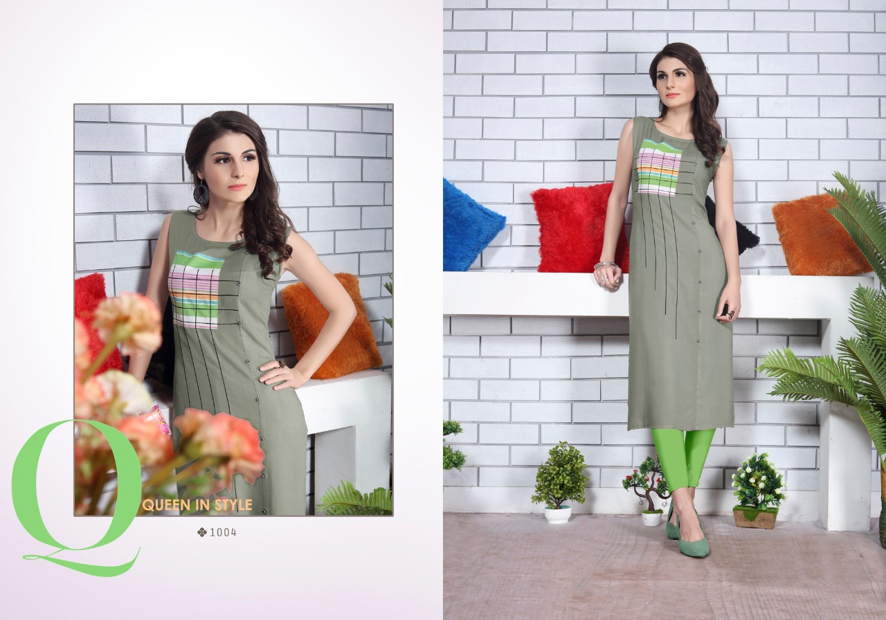 Sitka Femina Vol 9 Rayon Straight Fancy Kurti Collection