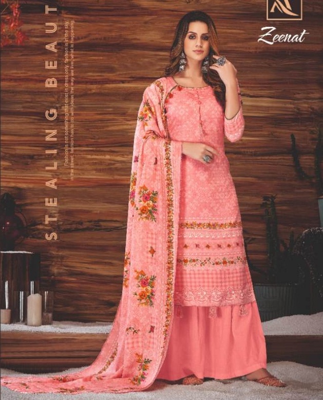 Alok Present Zeenat Festival Wear Dress Material Collection