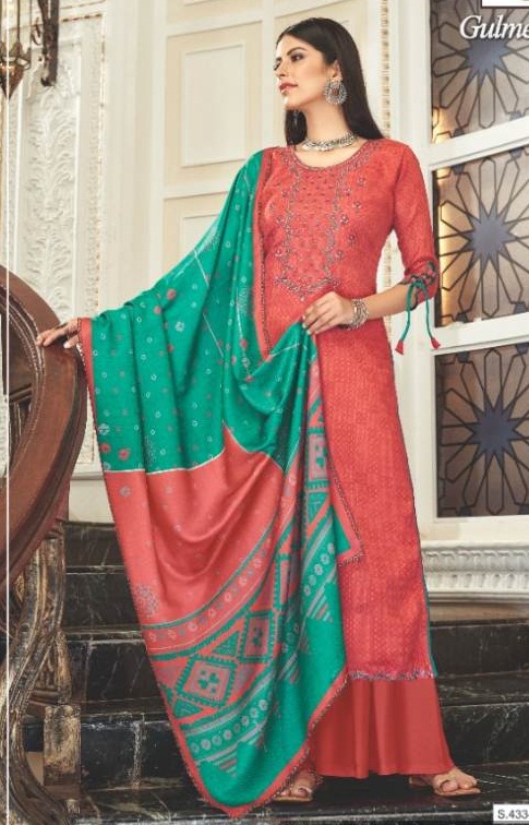 Alok Present Gulmerg Festival Wear Designer Dress Material Collection