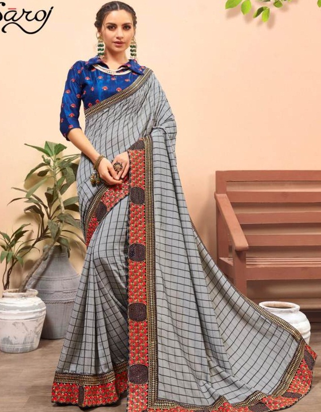 Saroj Present Nakshita Vichitra Silk Heavy Saree Collection