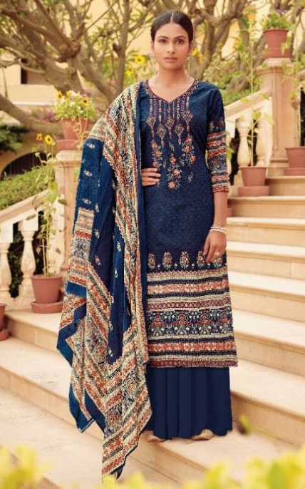 Levisha Present Breeze Pure Pashmina Printed Dress Material Catalogue