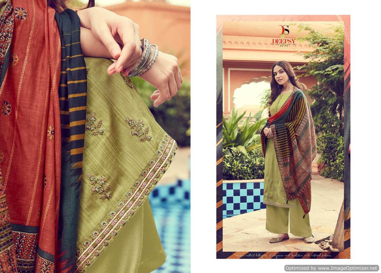 Deepsy Panghat 6 Pure Jam Silk Cotton Material Collection