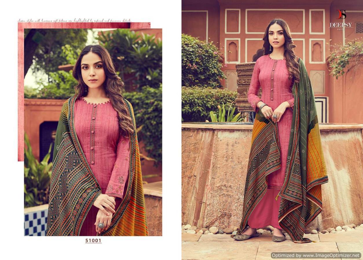 Deepsy Panghat 6 Pure Jam Silk Cotton Material Collection