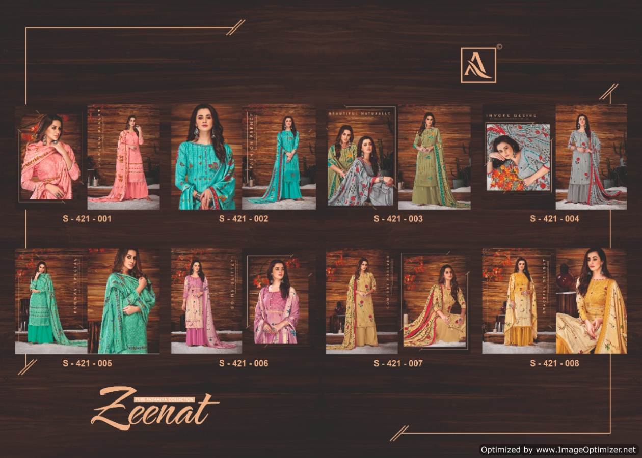 Alok Present Zeenat Festival Wear Dress Material Collection