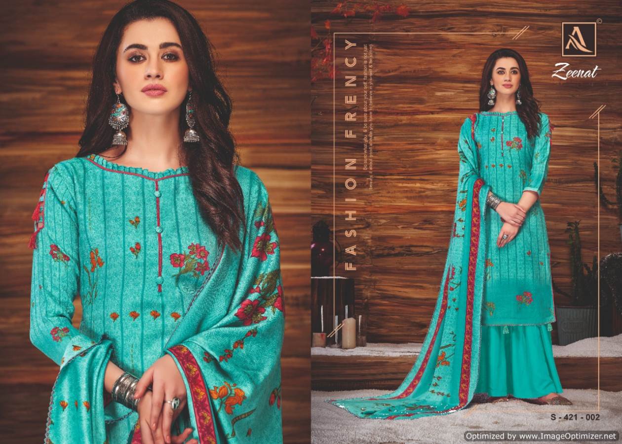 Alok Present Zeenat Festival Wear Dress Material Collection
