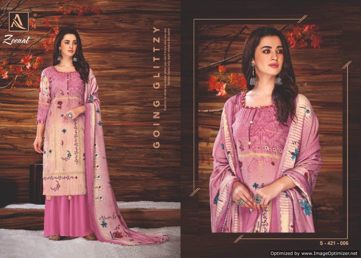 Alok Present Zeenat Festival Wear Dress Material Collection