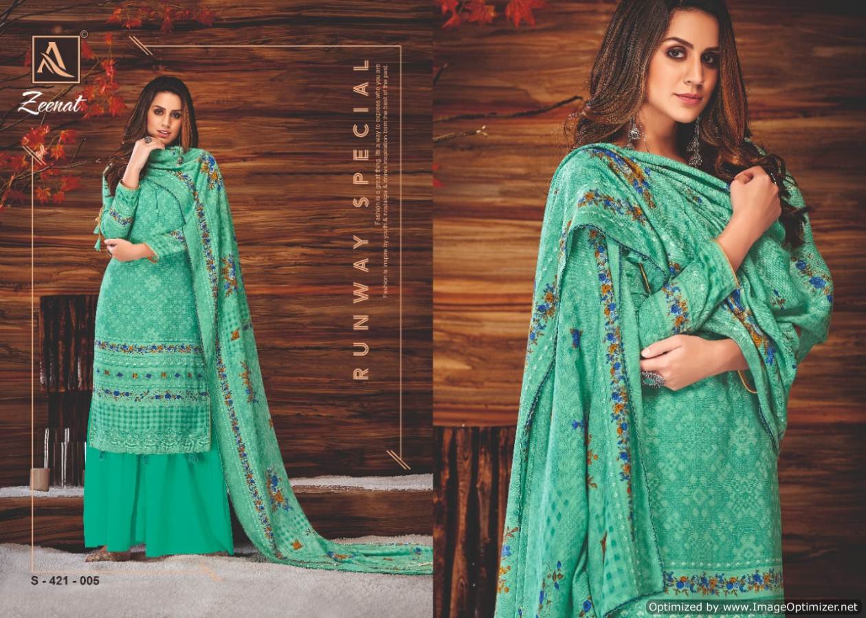 Alok Present Zeenat Festival Wear Dress Material Collection
