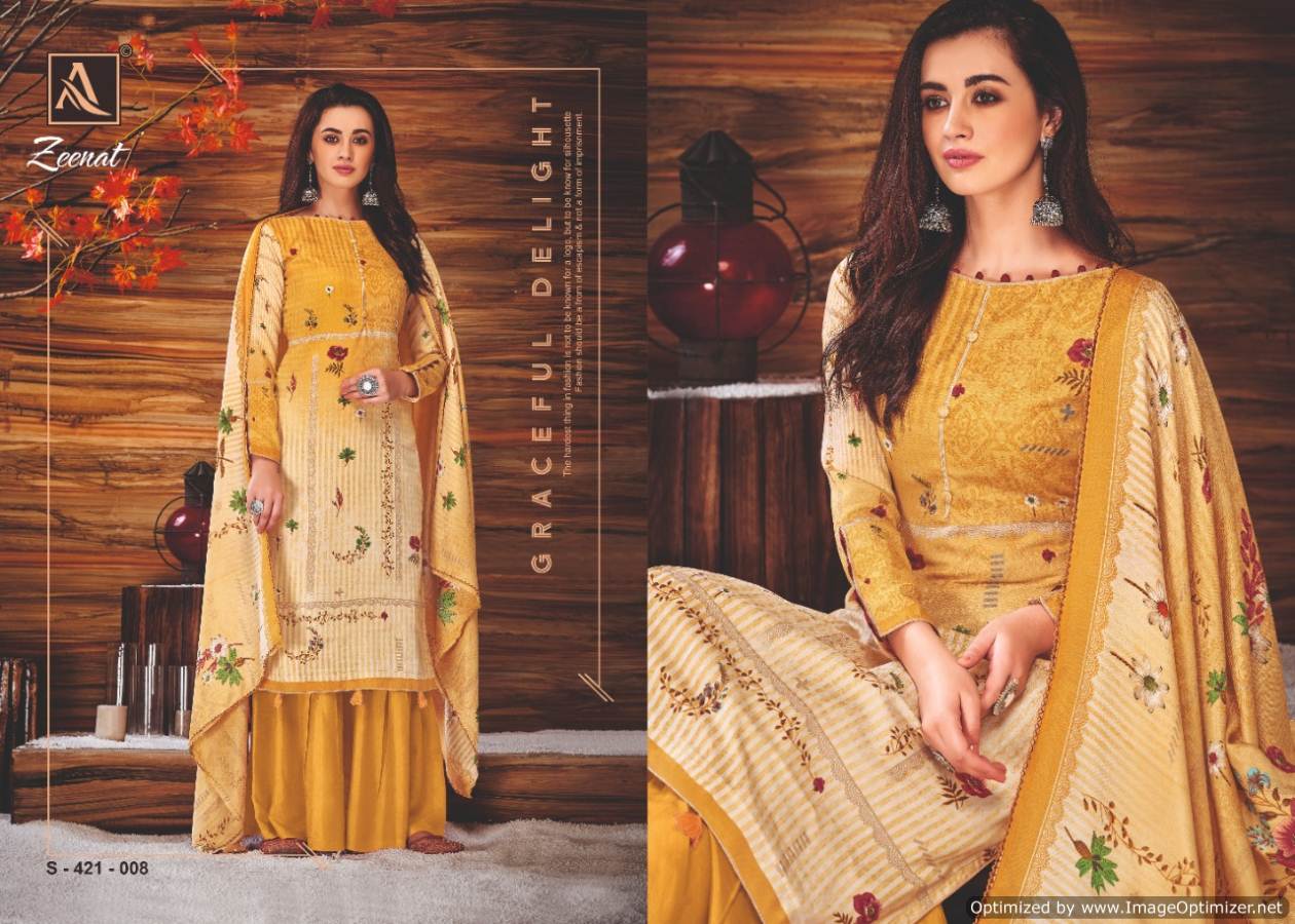 Alok Present Zeenat Festival Wear Dress Material Collection