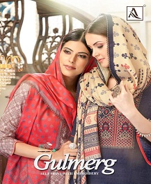 Alok Present Gulmerg Festival Wear Designer Dress Material Collection