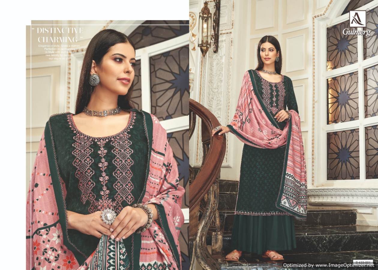 Alok Present Gulmerg Festival Wear Designer Dress Material Collection