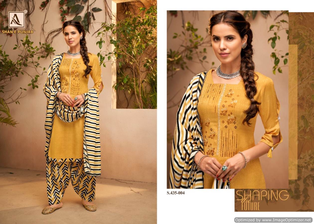 Alok Present Shan E Punjab Designer Dress Material Catalogue