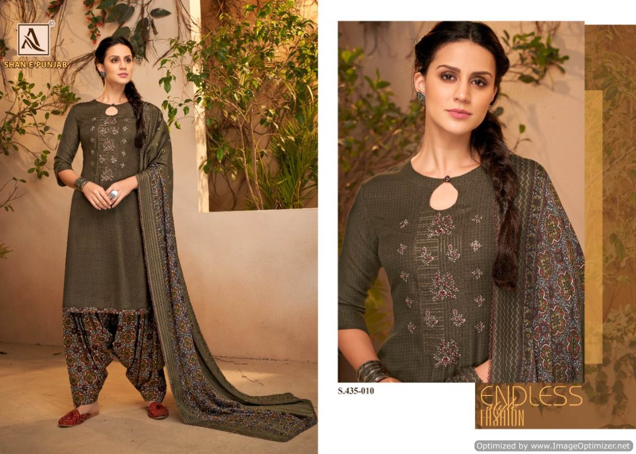 Alok Present Shan E Punjab Designer Dress Material Catalogue