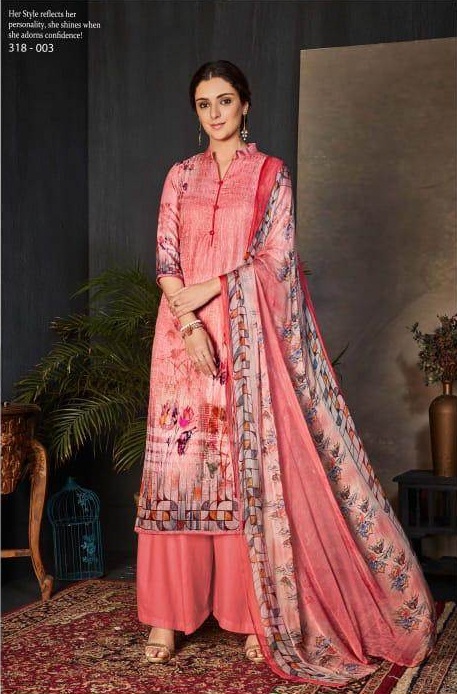 Belliza Present Marina Pure Pashmina Digital Printed Dress Material