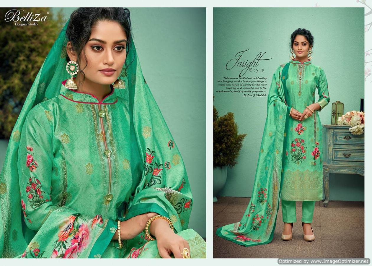 Belliza Mishika Festival Wear Digital Printed Dress Material Collection