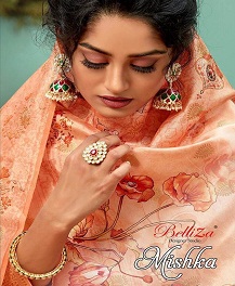 Belliza Mishika Festival Wear Digital Printed Dress Material Collection