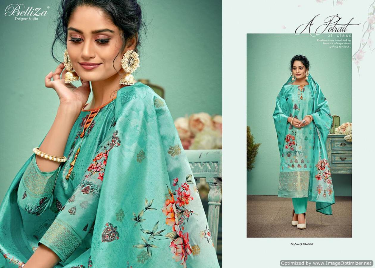 Belliza Mishika Festival Wear Digital Printed Dress Material Collection