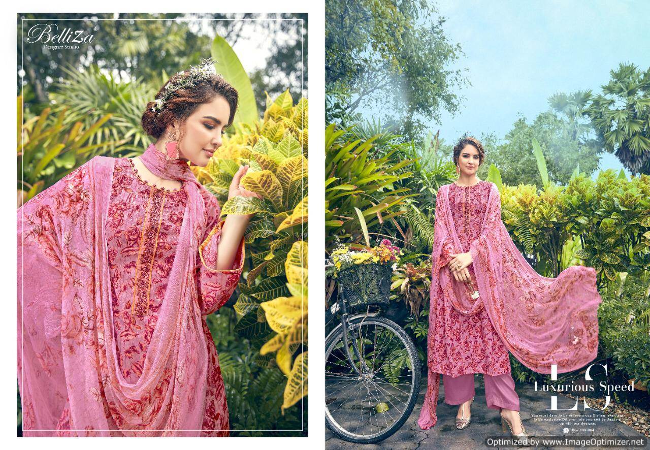 Belliza Present Grazia Casual Wear Dress Material Collection