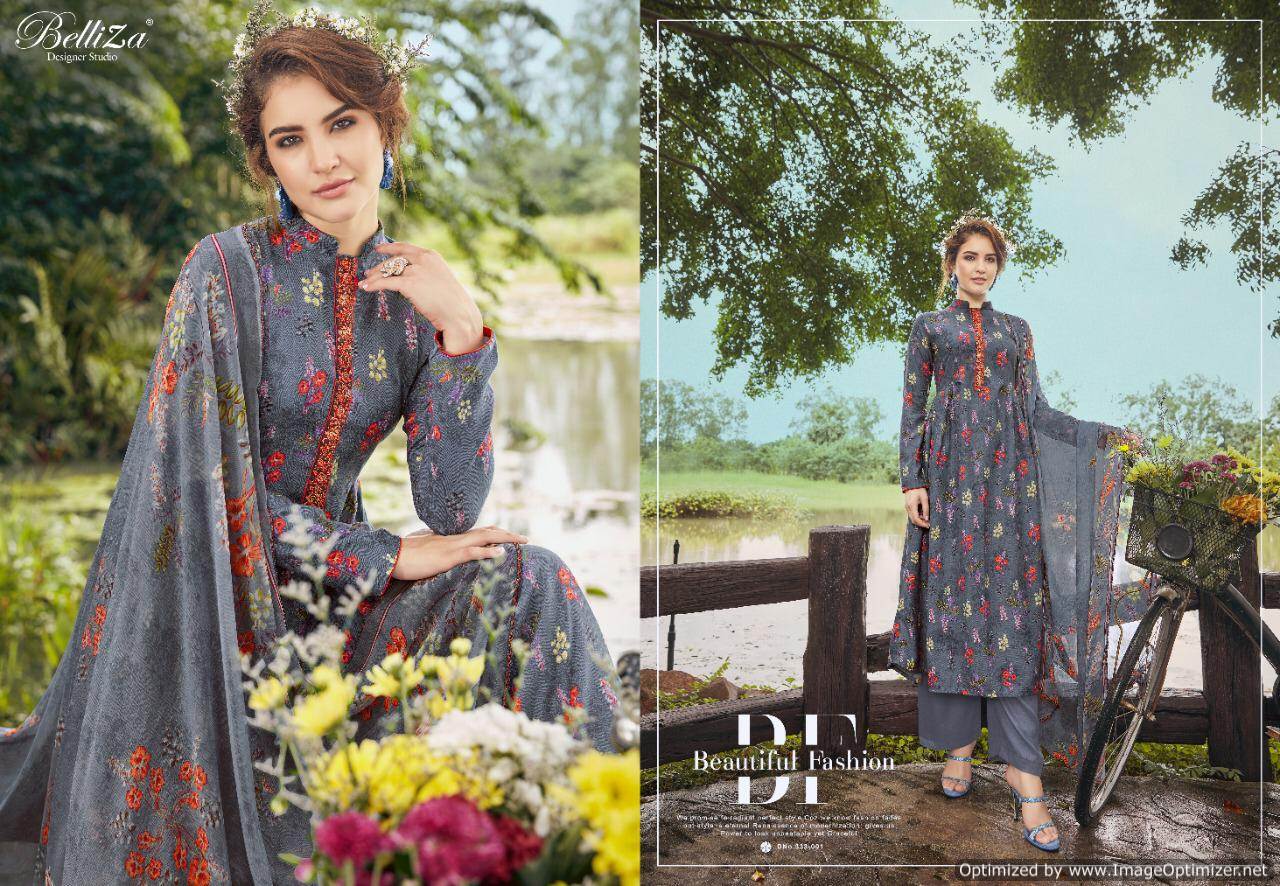Belliza Present Grazia Casual Wear Dress Material Collection