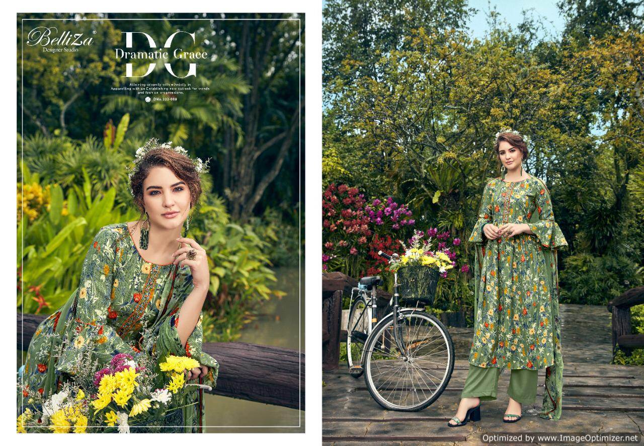 Belliza Present Grazia Casual Wear Dress Material Collection