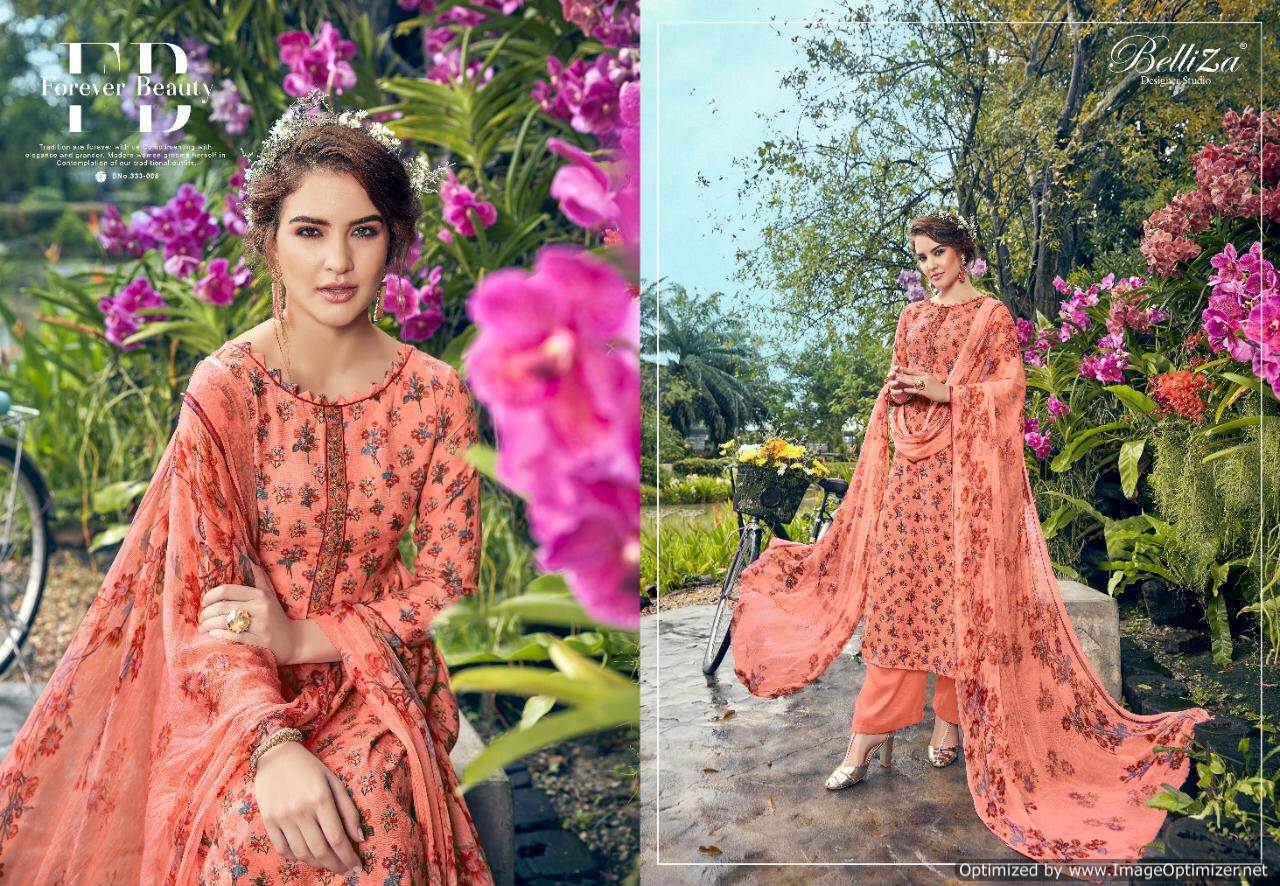 Belliza Present Grazia Casual Wear Dress Material Collection
