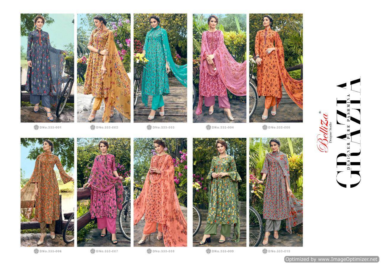 Belliza Present Grazia Casual Wear Dress Material Collection