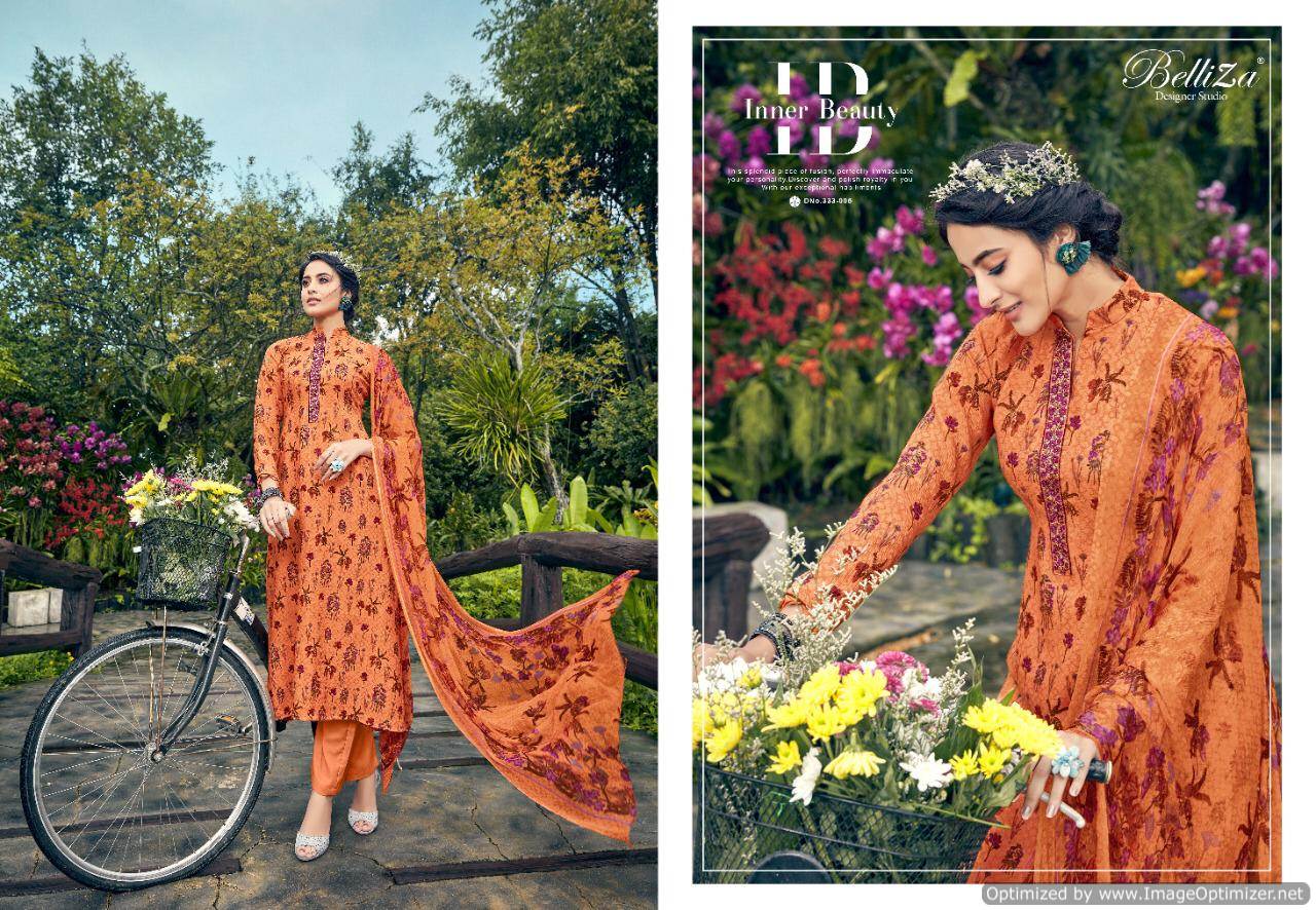 Belliza Present Grazia Casual Wear Dress Material Collection