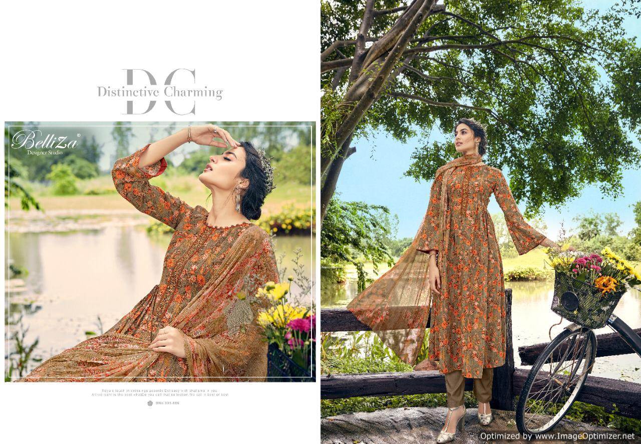 Belliza Present Grazia Casual Wear Dress Material Collection