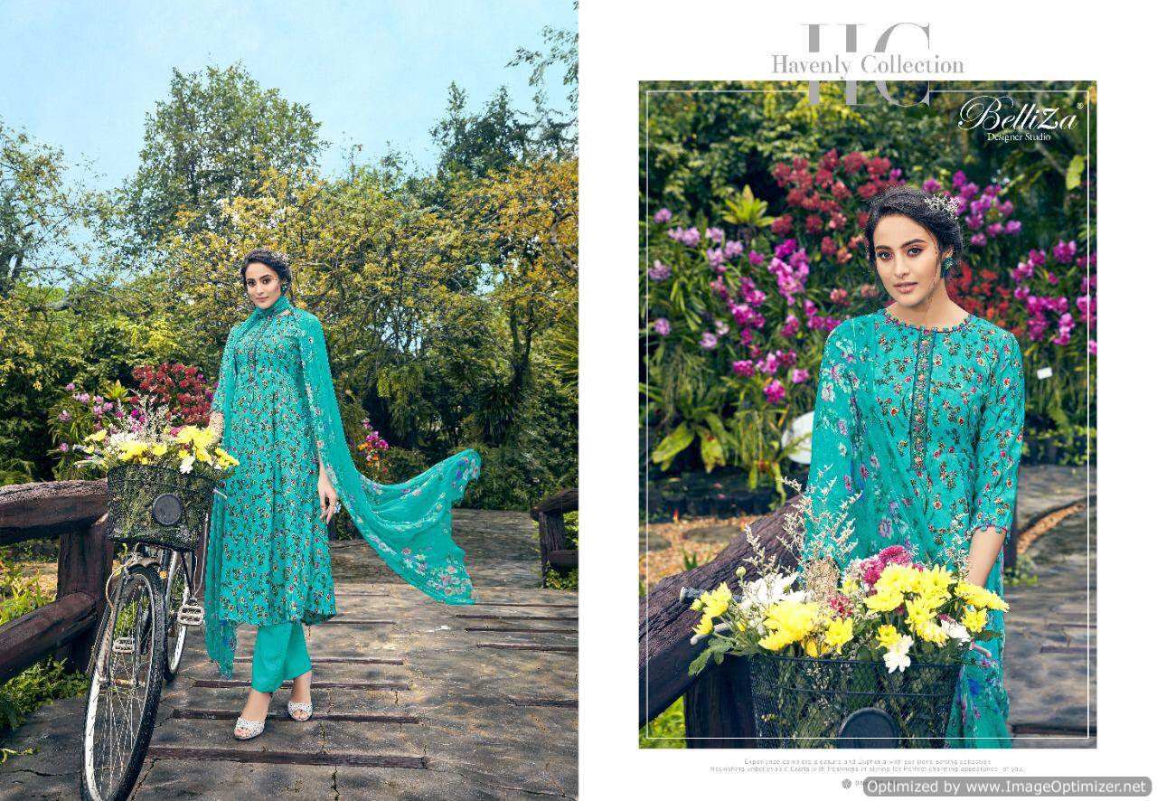 Belliza Present Grazia Casual Wear Dress Material Collection