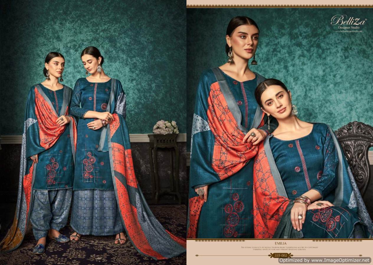 Belliza By Emilia Casual Wear Dress Material Collection