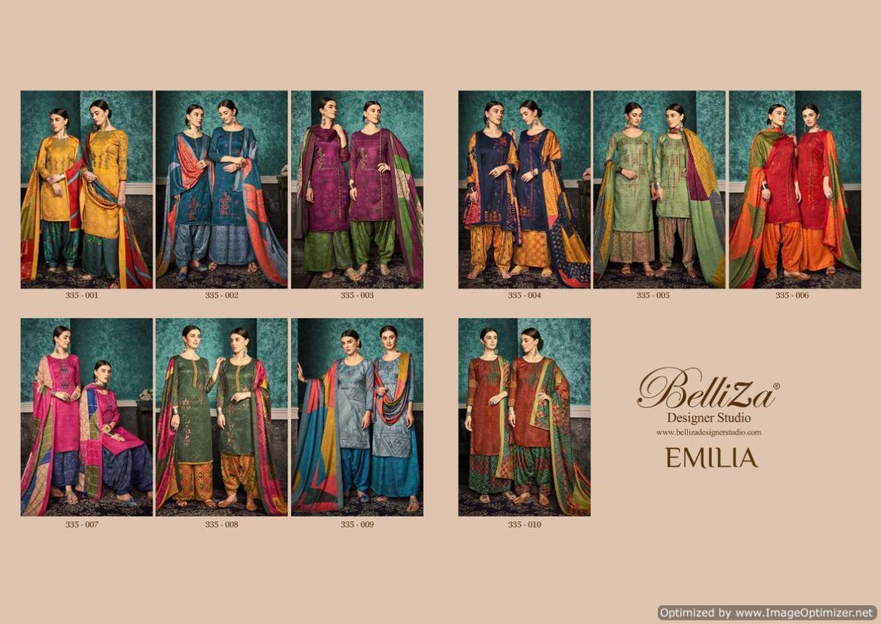 Belliza By Emilia Casual Wear Dress Material Collection