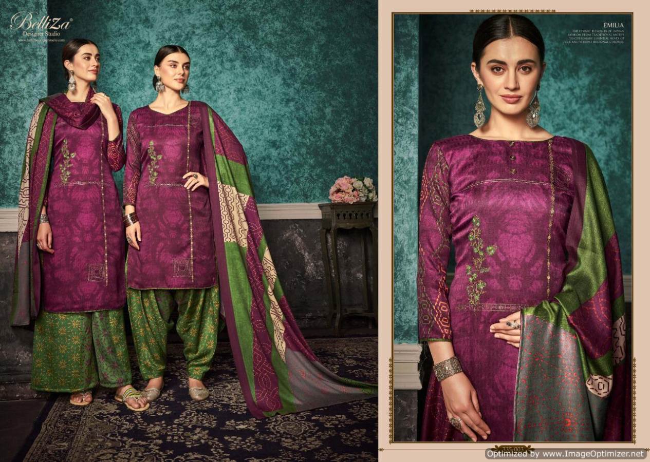 Belliza By Emilia Casual Wear Dress Material Collection