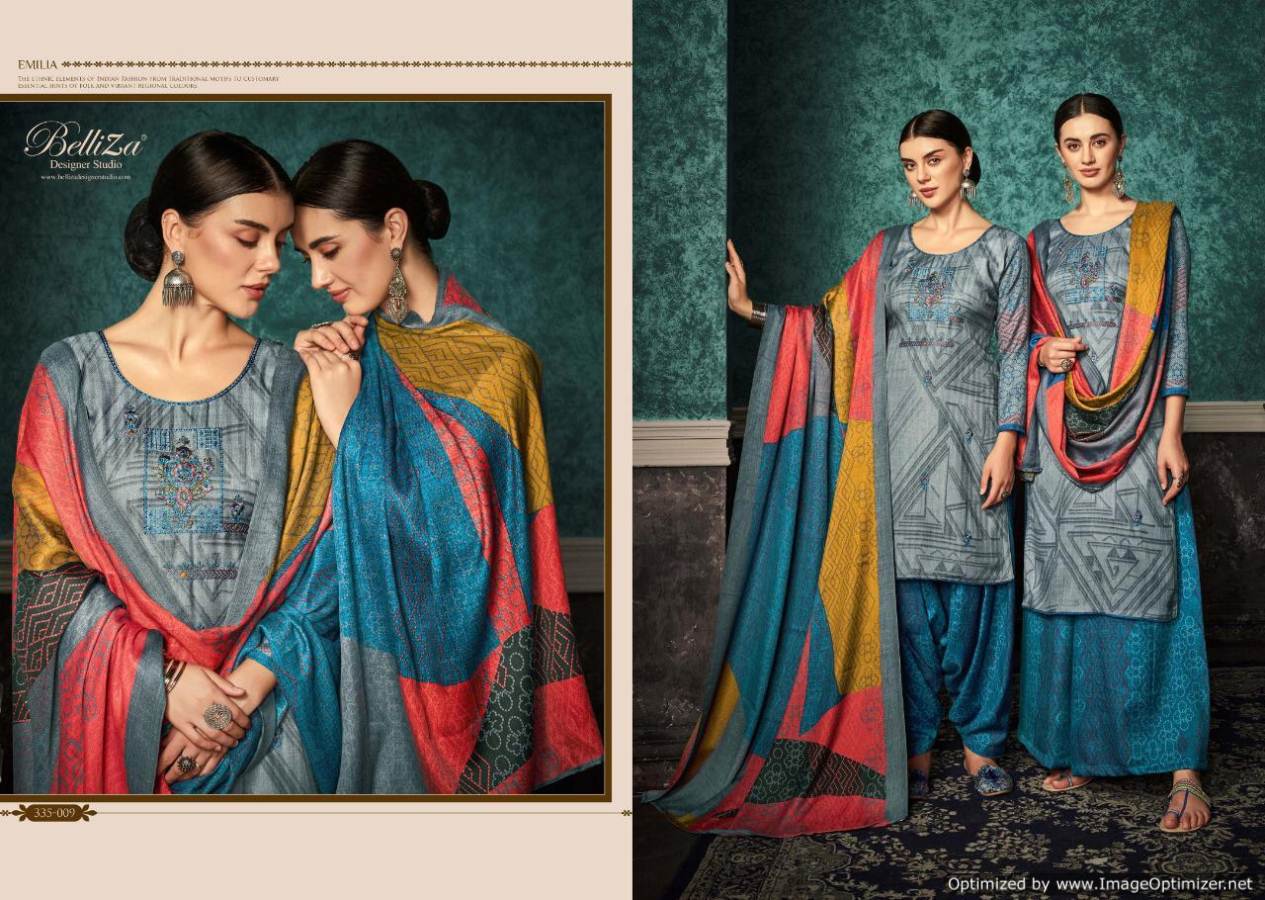 Belliza By Emilia Casual Wear Dress Material Collection