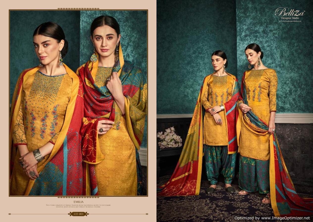 Belliza By Emilia Casual Wear Dress Material Collection