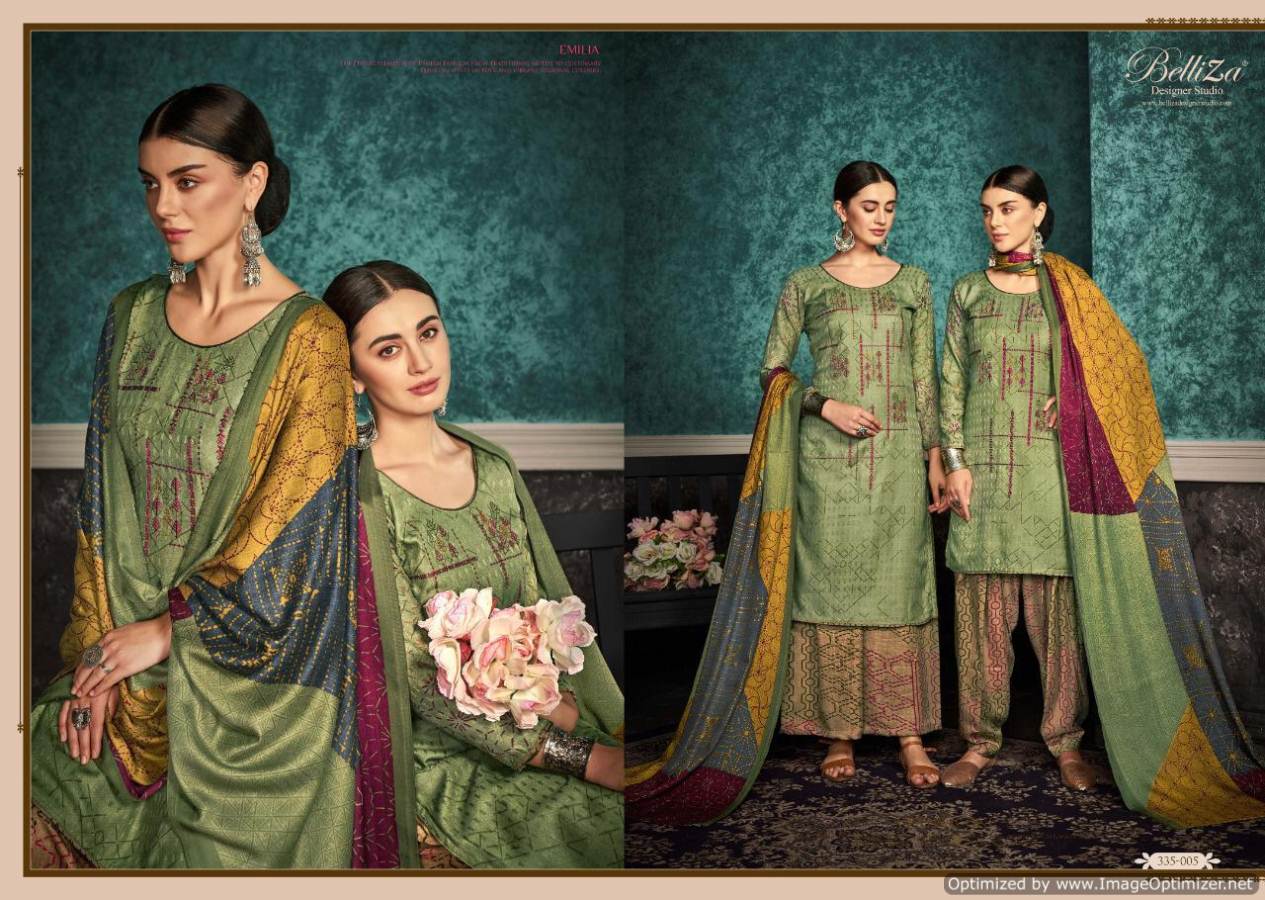 Belliza By Emilia Casual Wear Dress Material Collection