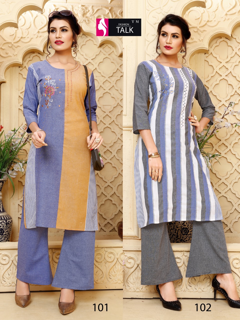 Fashion Talk Present Chitra Casual Wear Kurti With Palazzo Collection