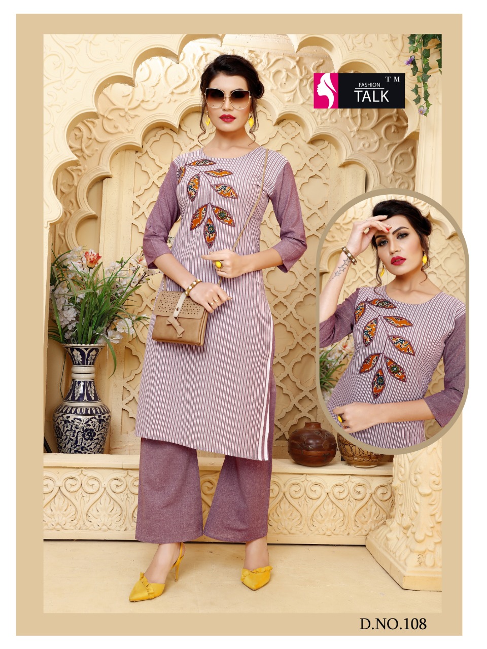 Fashion Talk Present Chitra Casual Wear Kurti With Palazzo Collection