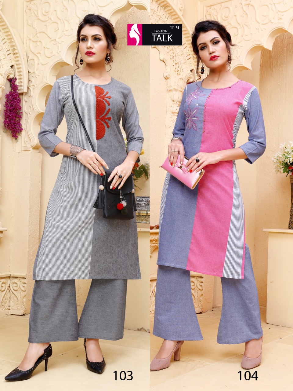 Fashion Talk Present Chitra Casual Wear Kurti With Palazzo Collection