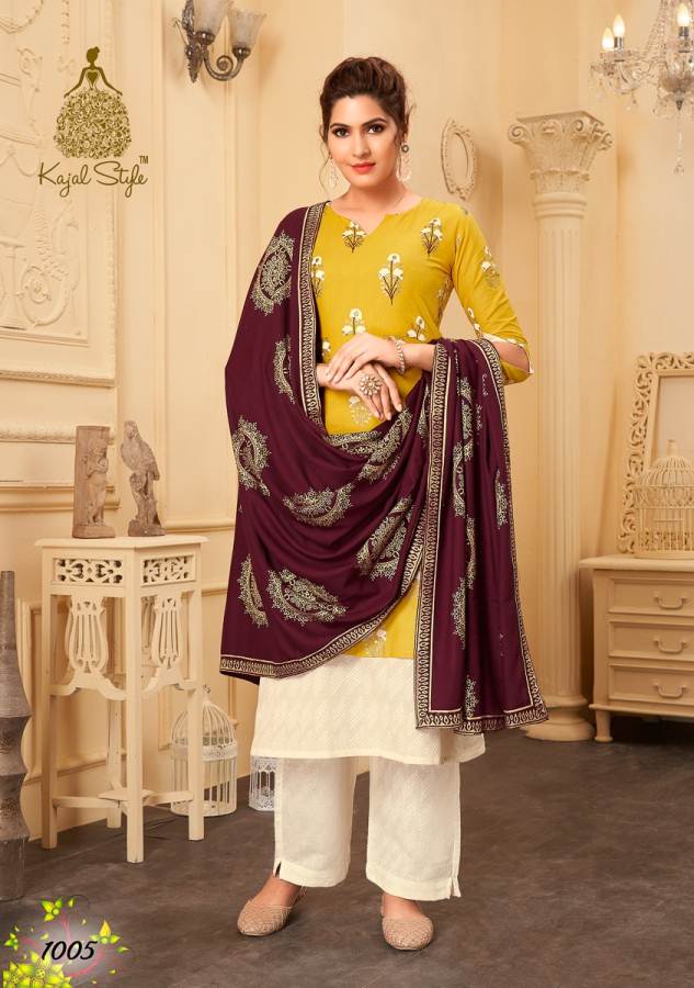 Gulzar Vol 1 By Kajal Style Heavy Rayon Party Wear Ready Made Collection
