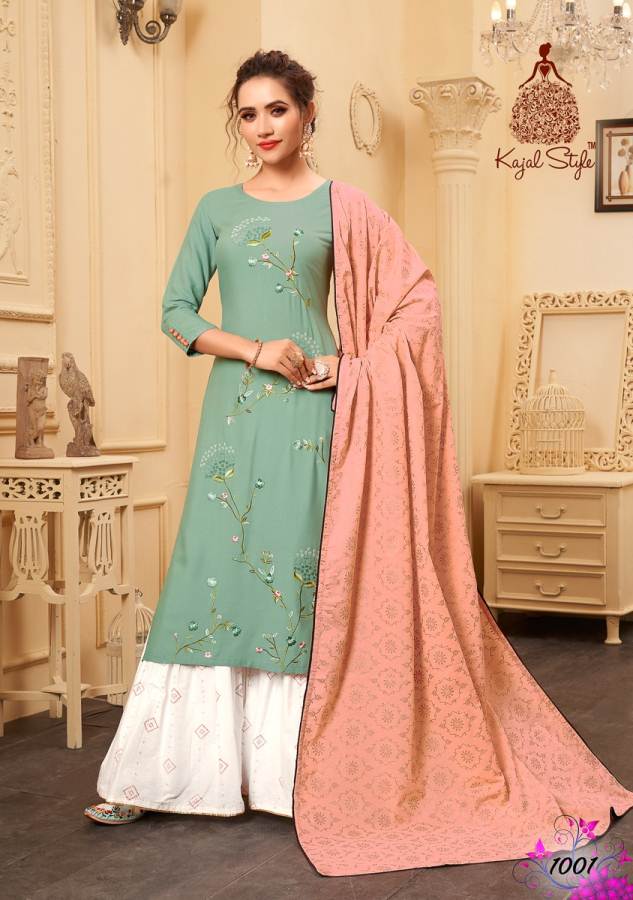 Gulzar Vol 1 By Kajal Style Heavy Rayon Party Wear Ready Made Collection