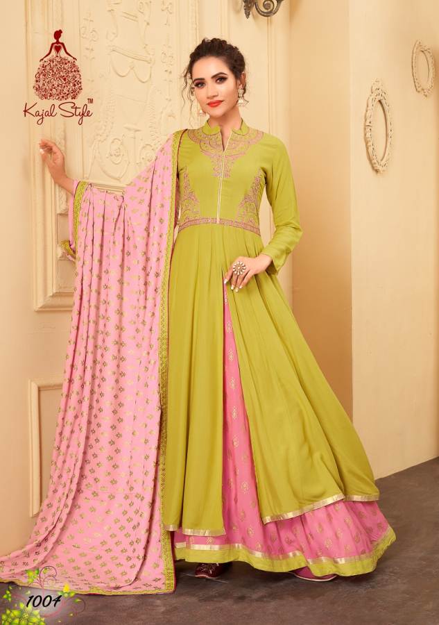 Gulzar Vol 1 By Kajal Style Heavy Rayon Party Wear Ready Made Collection