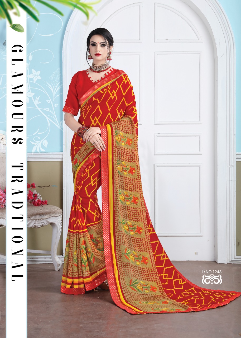 Haytee By Fuzzy Vol 15 Heavy Dani Printed Sarees Catalogue