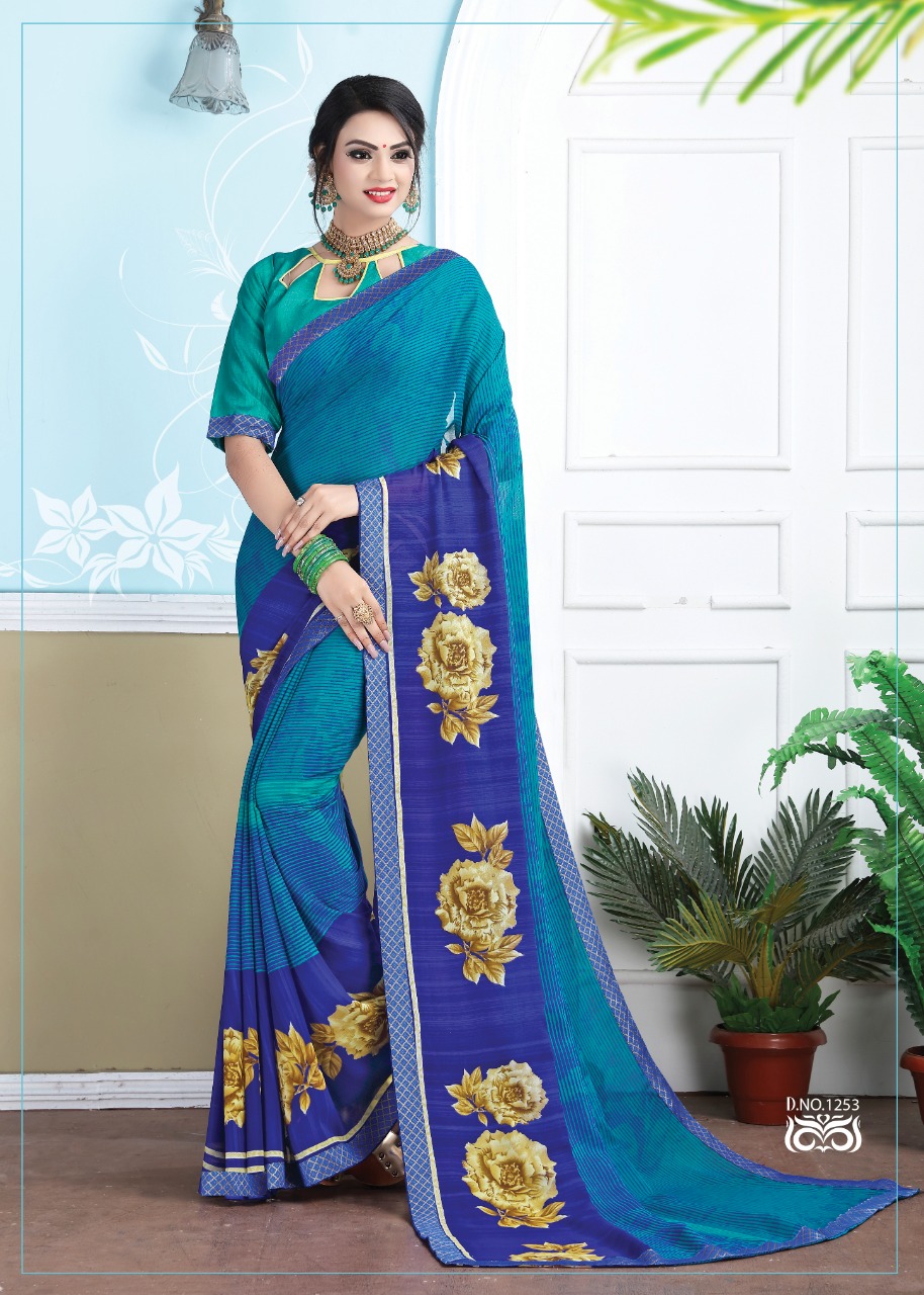 Haytee By Fuzzy Vol 15 Heavy Dani Printed Sarees Catalogue