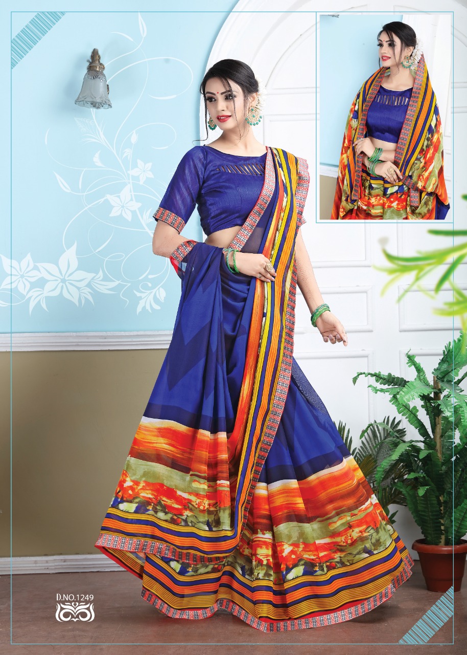 Haytee By Fuzzy Vol 15 Heavy Dani Printed Sarees Catalogue